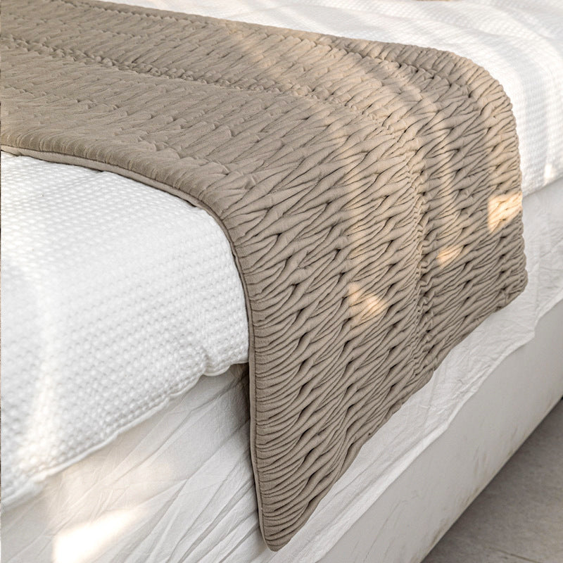 Modern Minimalist Model Room Bed Runner Bed Pillow from Arrange4u