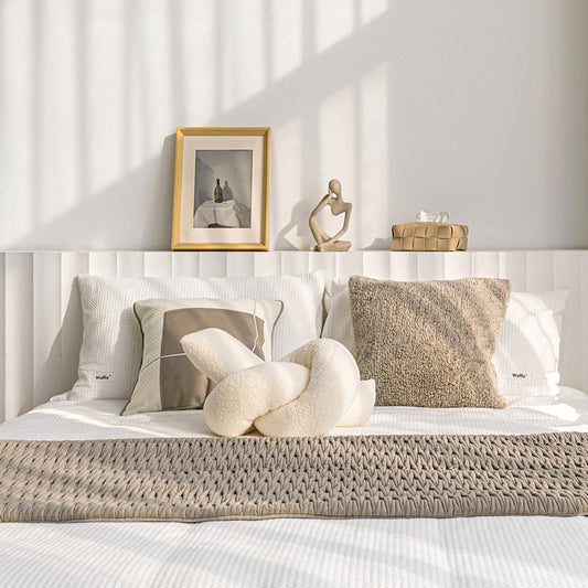 Modern Minimalist Model Room Bed Runner Bed Pillow from Arrange4u